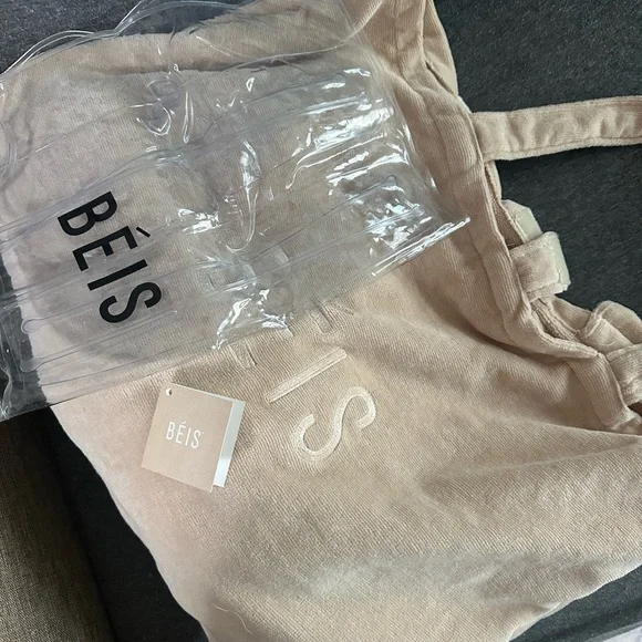 EUC BEIS The Terry Towel Tote - Picture 4 of 4